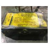 Vintage trunk sent through Army Transportation