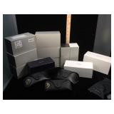 Lot of Designer sunglasses cases w/box
