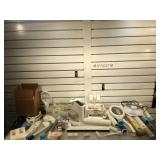 Large lot of Wii and accessories, power on, see