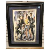 Signed and numbered framed seriolithograph 80/110
