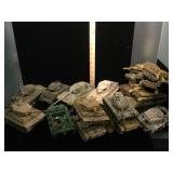 Lot of  model tanks some w/missing parts and more