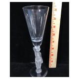 Royales De Champagne Bacarrat crystal flute 8 in