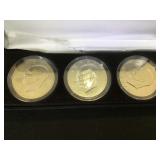 3- Eisenhower Dollars, 1971, 1976& 1978, 3 x $