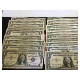 20 $1 SILVER CERTIFICATES