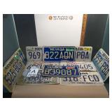 11 license plates