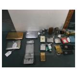 Lot of Lighters and cigarettes cases, 3 are