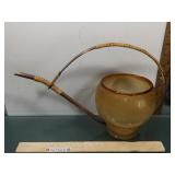 Asian style glass pitcher