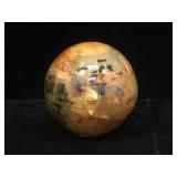 Gemstone desktop globe, 3 inches, NWT, no issues