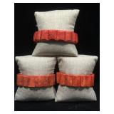 3 sponge coral bracelets