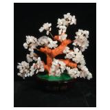 Rose quartz prosperity tree, approx 10 inches