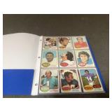 1975 topps football cards 5 pages full
