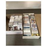2 boxes of mixed sports cards