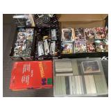 Large mixed sports cards with stars