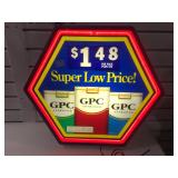 Vintage 1996 light up cigarette advertising sign