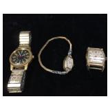 Lot of watches incl. Elgin ladies watch, Thomas
