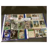 Misc sports card lot with auto