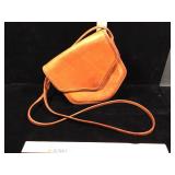 Vintage Coach purse swing strap full grain