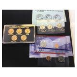 2-1980 & 2-1999 Susan B Anthony Coin Sets & 2005