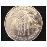 1 Troy Oz. .999 Fine Silver Mule & Prospector
