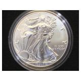 2017 AMERICAN SILVER EAGLE w/coa