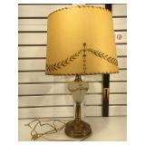 Early 40s lamp w/original shade