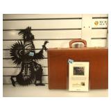 Secretariat stamp, metal American Indian wall art