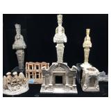 Resin artemis statues, temple of hadrion & more