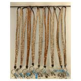 NWT Kalifano lanyards, 9 count, 2 colors