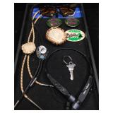 2 bolo ties, headphones, sunglasses & more