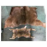 Small fox fur & elk top fur