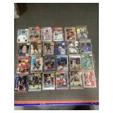 30 cases of sports cards & box of cards