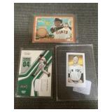 Mickey mantle &  game used cards