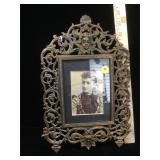 13 in Iron Victorian picture frame with an