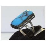 Sterling & Spiderweb Turquoise Southwest style