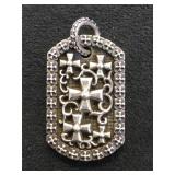 Sterling Hard Core Elegance pendant, 24.4g