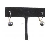 Sterling ball earrings