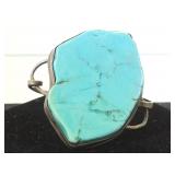 Sterling & Turquoise Southwest style bracelet,