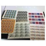 Assortment of unused stamps, $40.80 face value