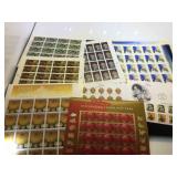 Assortment of unused stamps, $55.00 face value