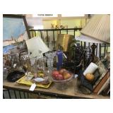 Estate lot, all items on top of Cart , frames,
