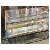 Antique desk display cabinet, has damage, look at