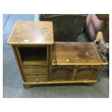 Vintage wooden chest storage piece