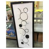 Framed wall decoration print - approx. 4 feet