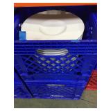 Lot of 6 crates of Rene Ozorio bowls - various