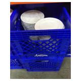 Lot of 6 crates of Rene Ozorio plates  - small