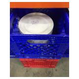 Lot of 6 crates of Rene Ozorio plates  - various