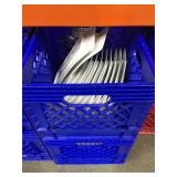 Lot of 5 crates of Rene Ozorio sushi plates  -