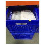 Lot of 6 crates of Rene Ozorio sushi plates  -