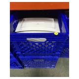 Lot of 6 crates of Rene Ozorio sushi plates  -