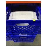 Lot of 6 crates of Rene Ozorio sushi plates  -
